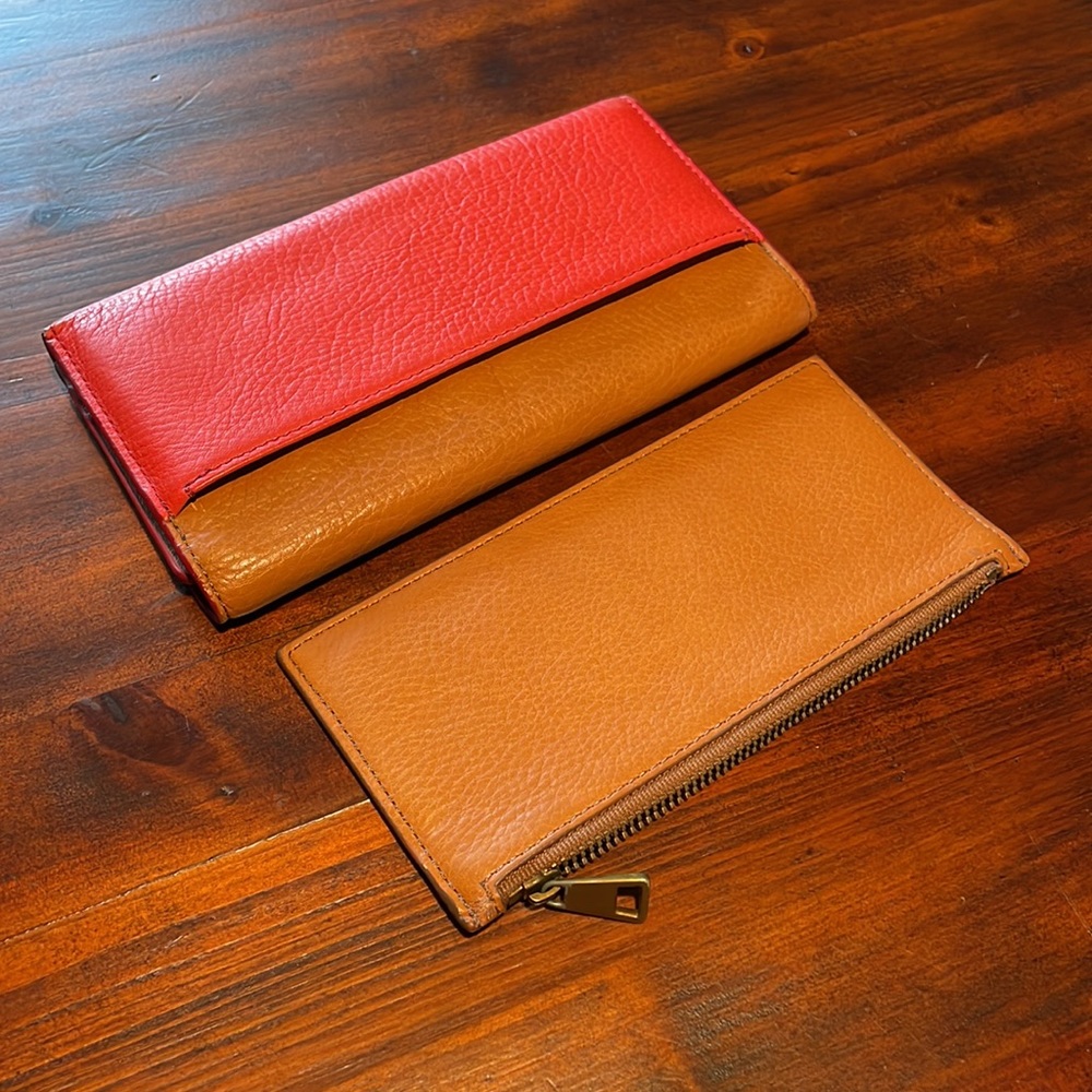 Fossil Wallet / Clutch In Camel - image 8